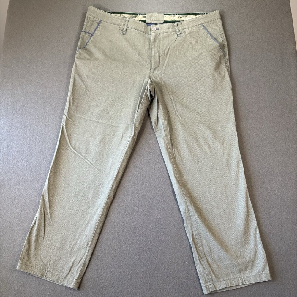 M.E.N.S Heinecke‎ Klaproth Pants Mens 40 Green Modern Fit Outdoor Preppy Classic
